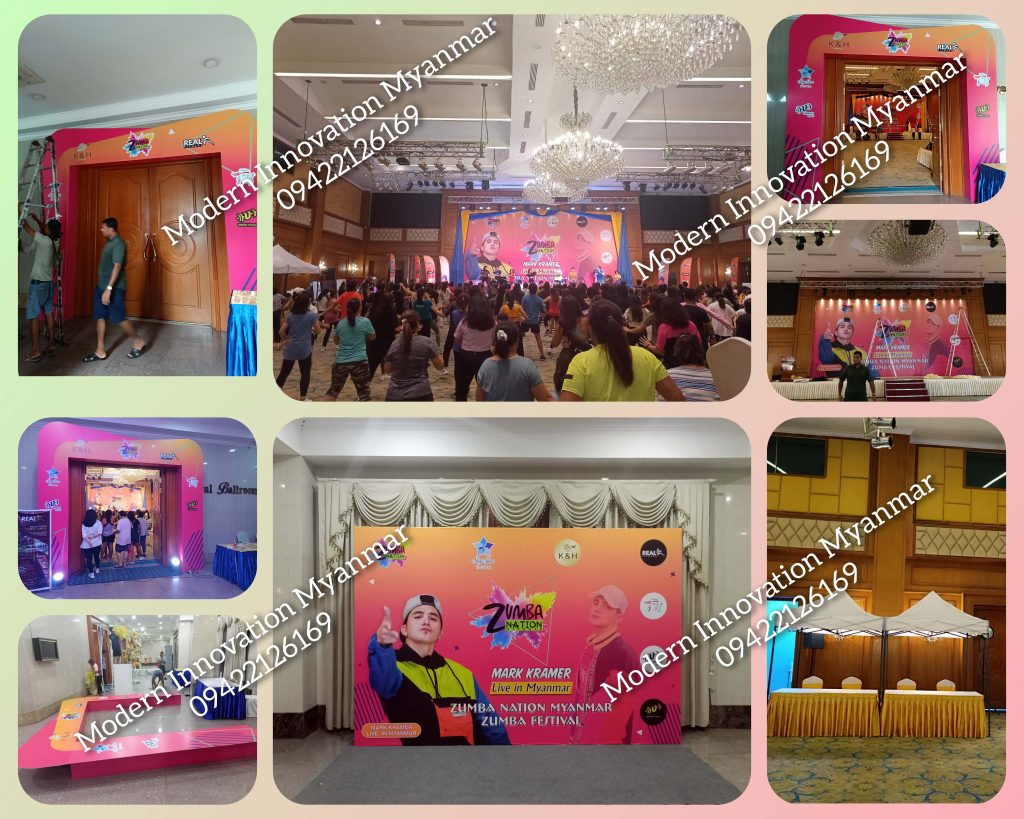 Photo Booth, Backdrop, Promotion Event, Stage Decoration
