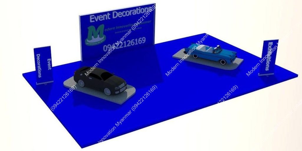 Event Backdrop Set Up, Event Design Creation, Booth Design Creation and Event Decoration Solution.