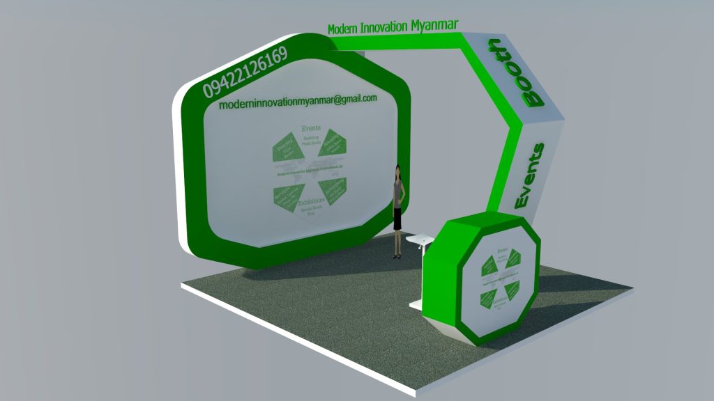 Special Booth Design, Special Booth Decoration & Customized Booth Decoration by Modern Innovation Myanmar