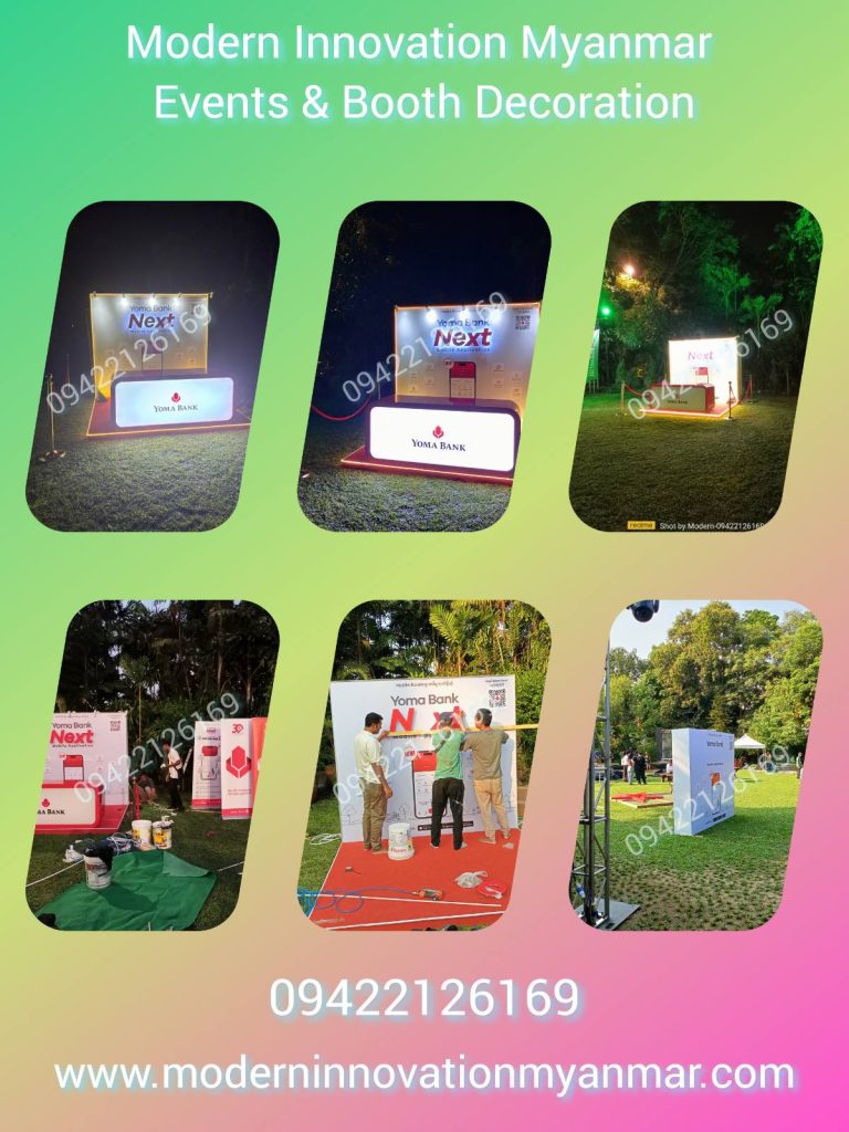 Event Decoration Services Yangon, Booth Decoration Services Yangon