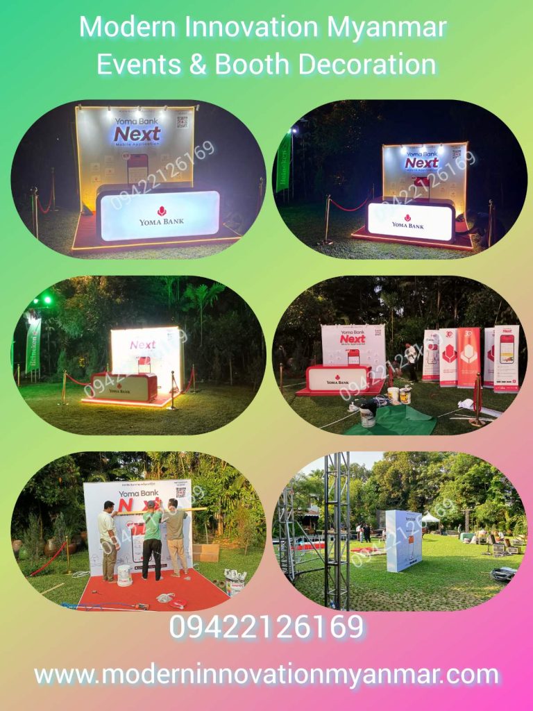 Event Decoration Services Mandalay, Booth Decoration Services Mandalay