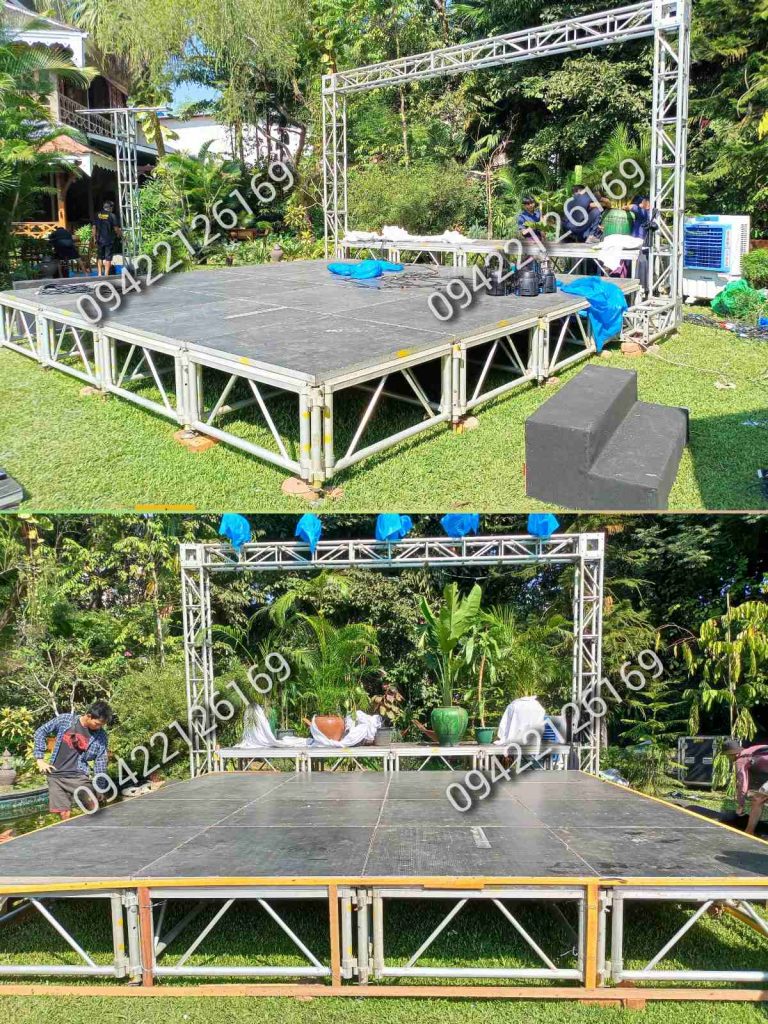 Stage Rental, Stage Decoration, Stage Backdrop, Truss Stage, Stage Audio, Stage Lighting, Original Stage