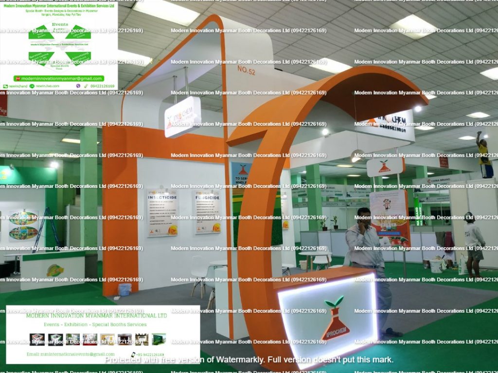 Exhibition Booth, Special Booth, Custom Booth Design, Booth Designs & Booth Decoration Myanmar, Event Decoration Myanmar