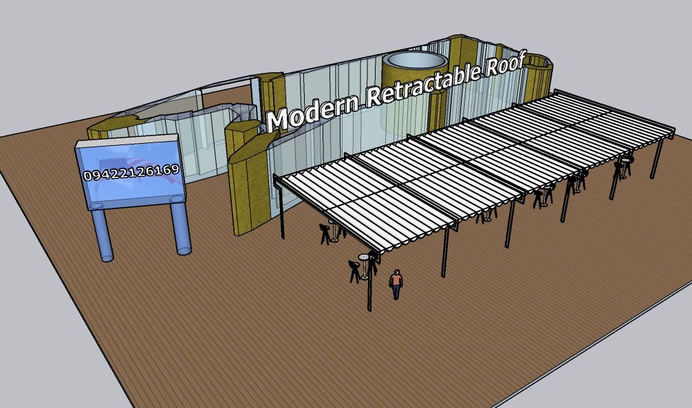Automated Retractable Roof System & Roller Sunshade Production Installation