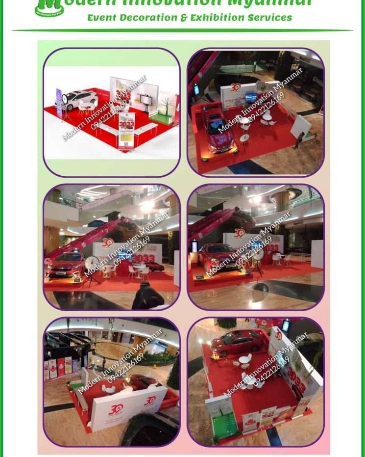 Yangon Convention Center Exhibitoin Booth Contractor, Event Decoration, Myanmar Booth Designs & Booth Fabrication