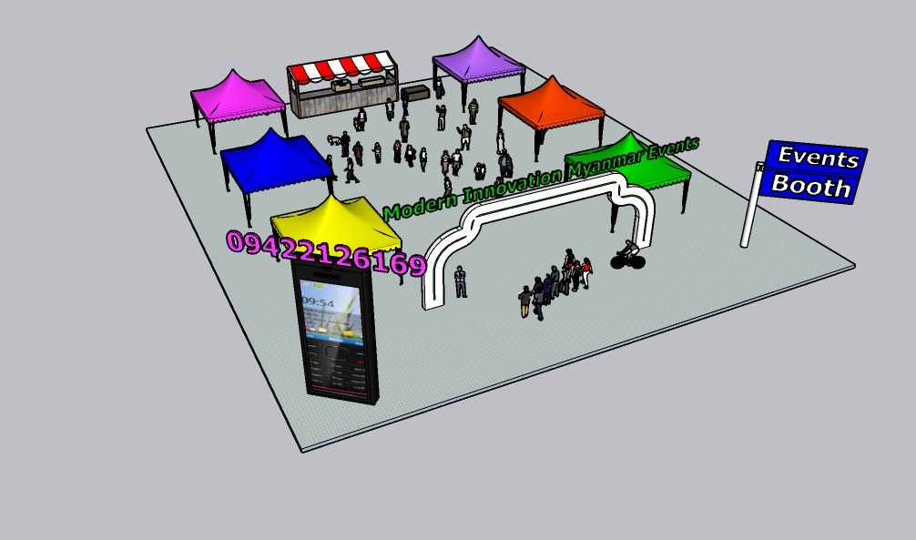 Customized Personalized Booth, Trade Show Booth, Exhibition Booth Set Up, Outdoor Tent Rental 