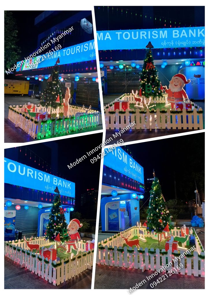 Christmas Decoration Yangon, Christmas Decoration Mandalay, Christmass Tree, Christmas Accessories