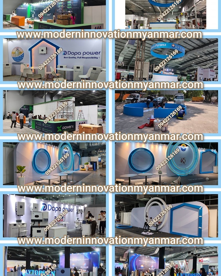 Booth Designs & Decorations, Events Designs & Decorations, Myanmar Booth Contractor, Booth Constrcution Myanmar, Booth Fabrication Myanmar