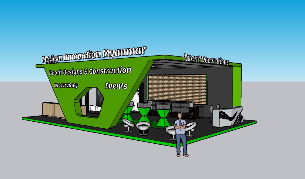 Exhibition Booth Designs & Construction, Events Decorations, Booth Rental, Events Booth Production