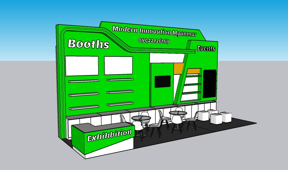 Exhibition Booth Designs & Construction, Events Decorations, Booth Rental, Events Booth Production