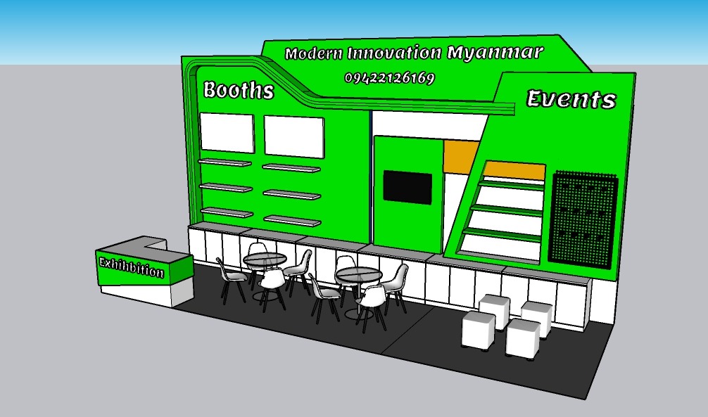 Exhibition Booth Designs & Construction, Events Decorations, Booth Rental, Events Booth Production
