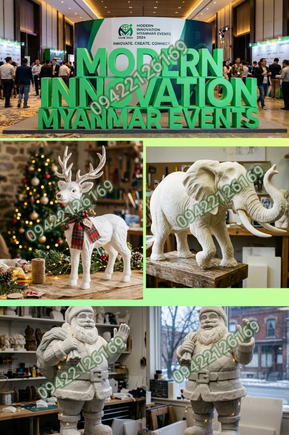 Foam Sculpture, Foam Arts, 3D Foam Letters, Advertising Props, Foam Backdrop Decorations 