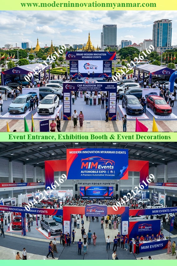 Best Booth Designs,Best Exhibition Booth, Best Event Decorations Company Myanmar