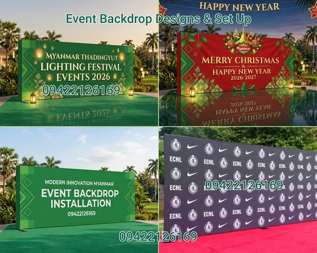 Event's Backdrop Designs, Backdrop Printing & Backdrop Set Up